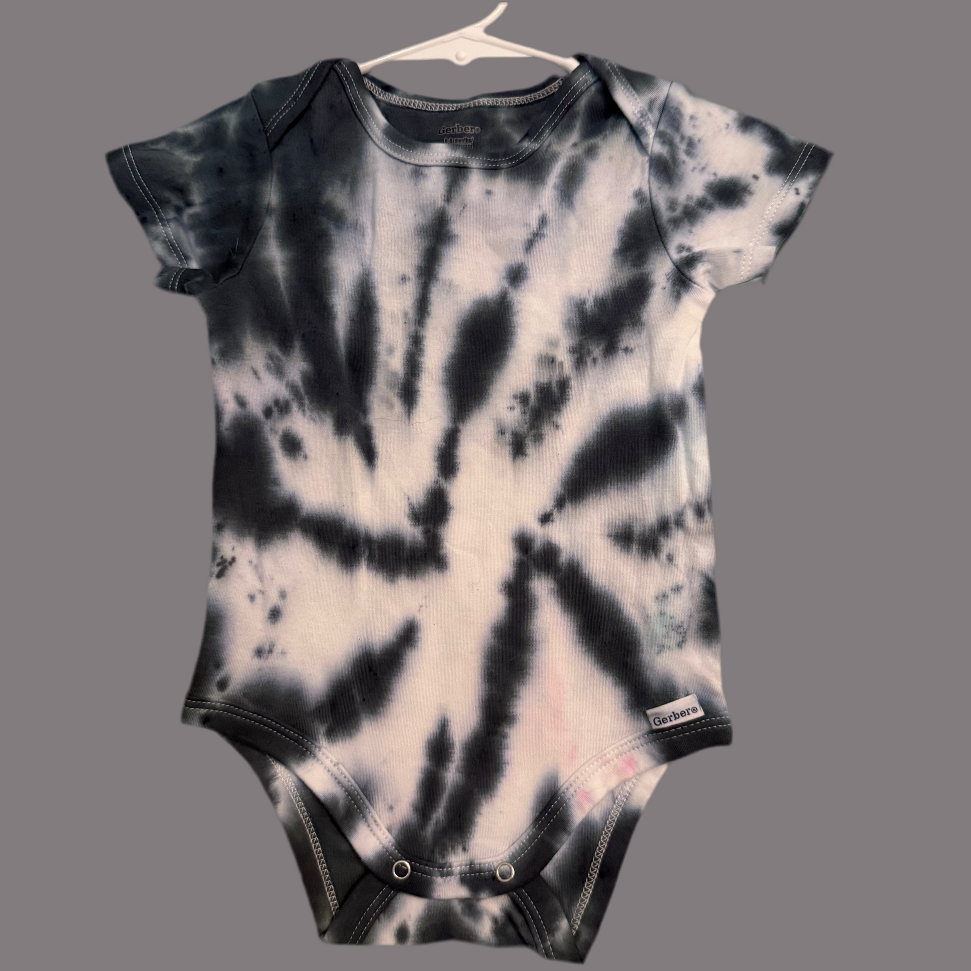 Black Spiral Onesie